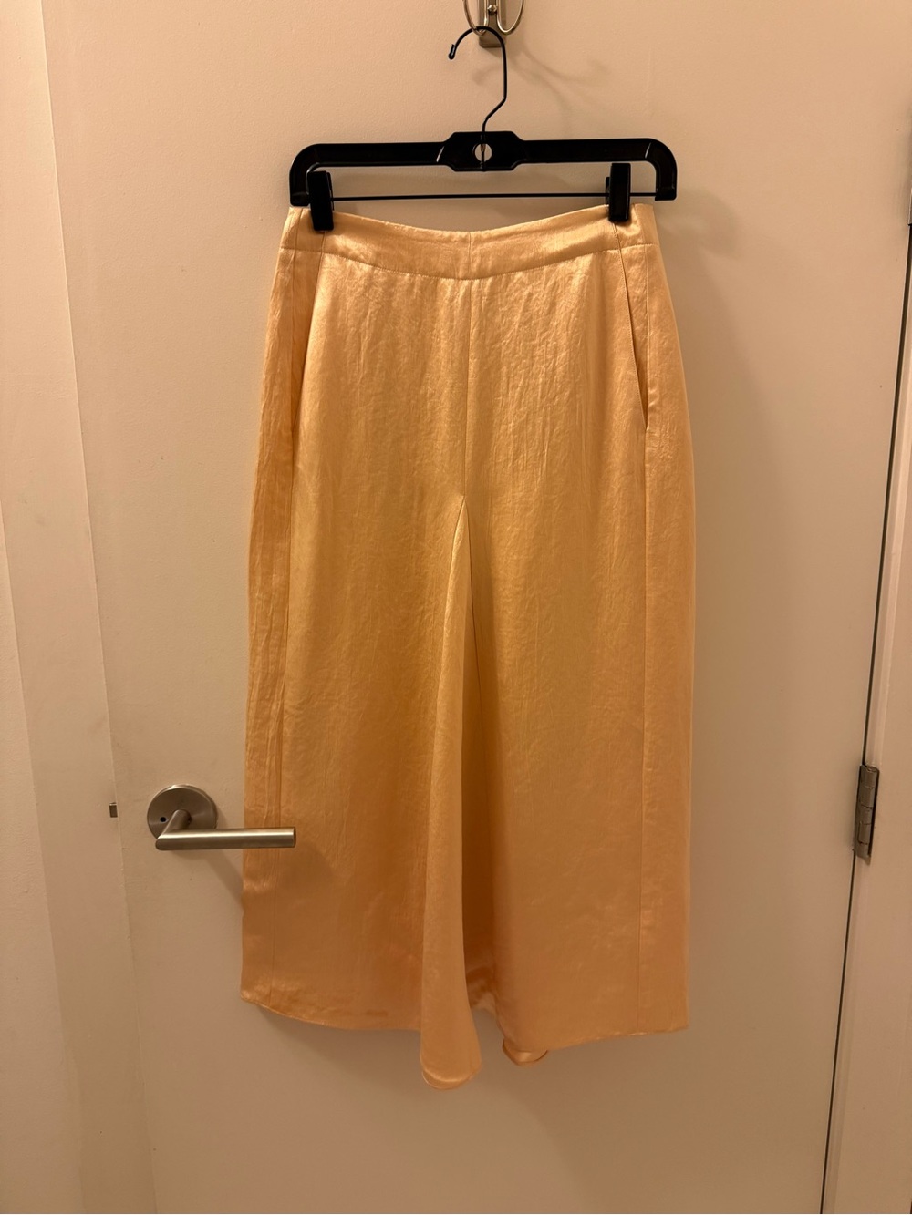 Tibi Sion Satin Godet Midi Skirt - Picture 5 of 6
